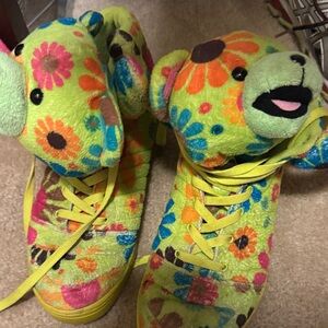 adidas Multicolor Floral Teddy Bear Shoes